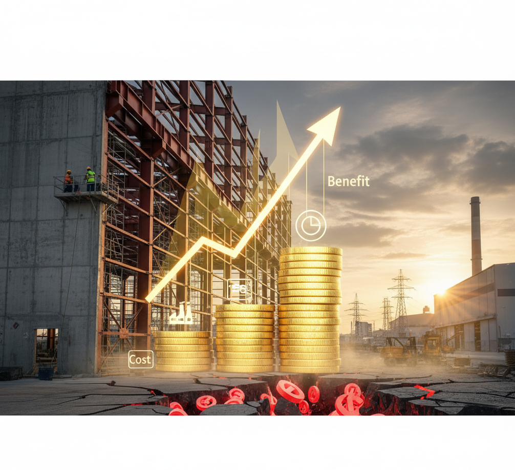 💰【経営層向け】耐震診断の「費用対効果」を最大化する戦略的アプローチ：資産を守り、企業価値を高める投資術