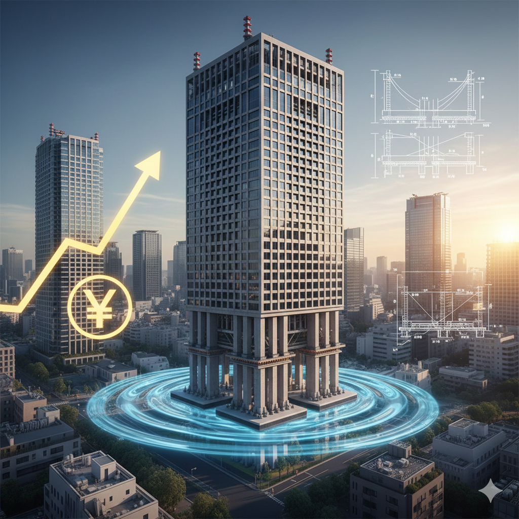 📈 J-REIT市場が求める「地震レジリエンス」：機関投資家が物件評価で重視する構造的安全性と流動性