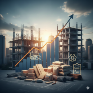 🏗️ 建築資材高騰時代の耐震改修戦略：工事費上昇リスクを抑えるための早期発注と工法選択