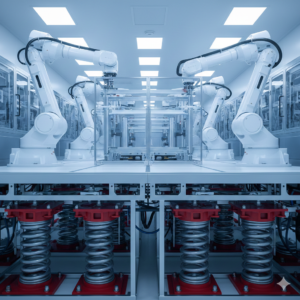 🏗️ 半導体クリーンルームの「微振動」対策：免震構造がもたらす精密生産ラインの圧倒的安定性