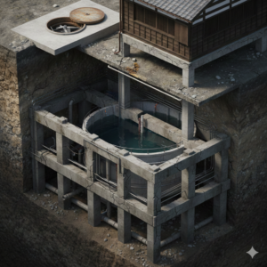 🚒 防火水槽と地下構造の健全性：地震時の延焼を防ぐための「足元」の耐震診断ポイント