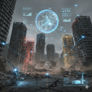 🌐 デジタルツインを用いた被災シミュレーション：震災直後に建物の被害状況をリアルタイムで把握