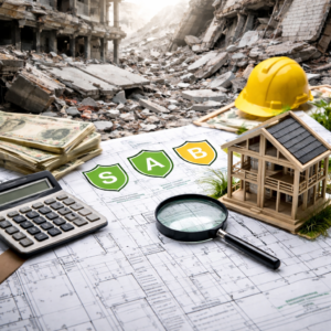 📉 「災害時休業補償」と耐震性能：保険の支払基準を左右する建物の構造ランクとは