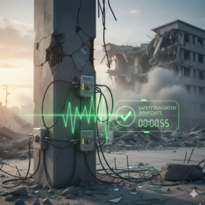 📡 振動センサーによる常時モニタリング：大地震直後の「即時安全判定」の導入メリット