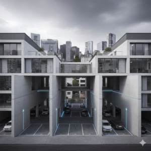 🏗️ 【建物】ピロティ構造の致命的な弱点：一階駐車場付きビルの崩壊を防ぐための袖壁補強戦略