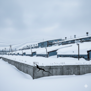 ❄️ 積雪荷重と地震の複合リスク：豪雪地帯の工場・倉庫が冬に備えておくべき構造的余裕度