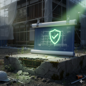 ⚖️ 【法律】「検査済証」なし物件の再建築不可リスク：耐震診断で法的適格性を証明し資産価値を守る